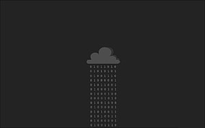 Código binario, código minimalista fondo de pantalla