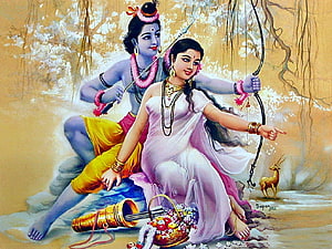 Ram Darbar 3D - God Ram Sita Love HD wallpaper