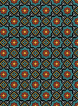 Фонови модели - Eid Pattern,, ислямски модел HD тапет за телефон