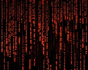 roter Matrixcode . Code , Hintergrund HD-Hintergrundbild