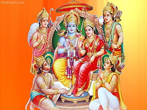 Sri Lord Rama . God Rama with Sita, Ram Bhagwan HD wallpaper