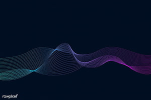 Data visualization dynamic wave pattern vector. / busbus. Wave pattern, Abstract waves, Data visualization HD wallpaper