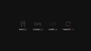 Programmierer-Programmiercode-Routine minimalistisch HD-Hintergrundbild