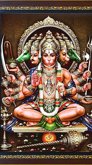 Panchmukhi Hanuman, Jay Shree Ram HD phone wallpaper