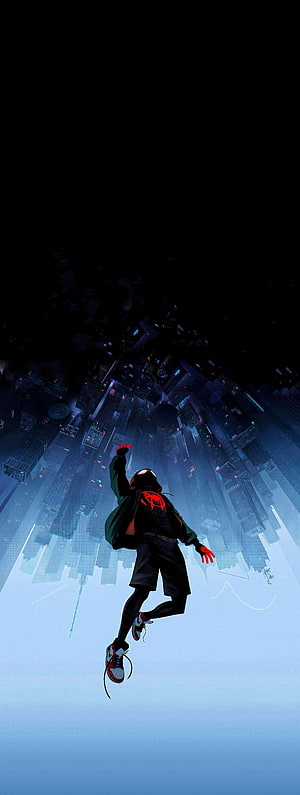 Spider Man: Into The Spider Verse []: Amoledbackground, Spiderman Amoled HD phone wallpaper