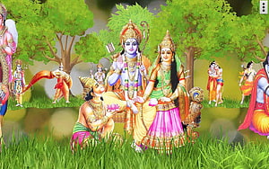 WOOWPAPER LORD RAMA 3D - Ram Darbar HD wallpaper