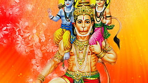 Shri Ram Ji And Lord Hanuman Data Src W Full 9 E 0 312267 Hanuman Ji Full Size Tip HD wallpaper