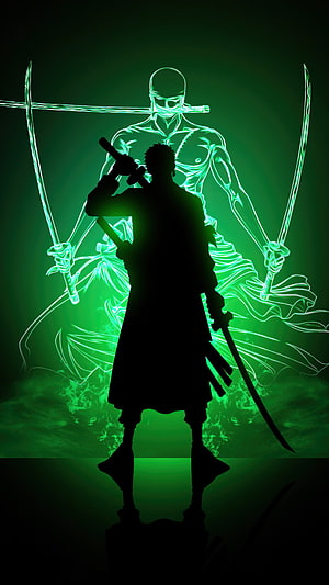 Zoro, art, organism HD phone wallpaper