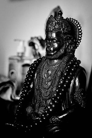 Hanuman & status ideas in 2021. hanuman , hanuman, hanumanji, Lord Hanuman Black and White HD phone wallpaper