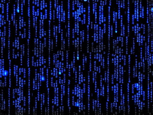 Blue Binary Code - Alpha Beta Demo, Live Binary Code HD wallpaper