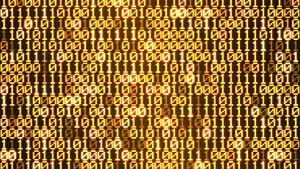 Binary Code Display Wall Animation - Loop Yellow Motion Background, Rainbow Binary Code HD wallpaper