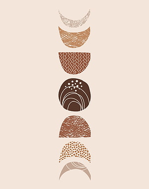 Moon Phase, Moon Poster, PRINTABLE, Boho Poster, Moon Phases, Moon Painting, Modern Wall Art, Bohemian, Minimalist Art, Mid Century Modern. Boho poster, Cactus wall art, Minimalist art HD phone wallpaper