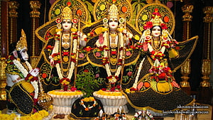 Sri Sri Sita Rama Laxman Hanuman (007) Size 1600×900 . Hare Krishna HD wallpaper