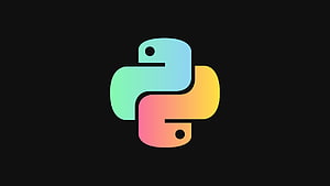 Logotipo de Python Laptop completa, y codificación de Python fondo de pantalla