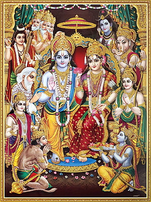 Lord Ram Darbar HD phone wallpaper