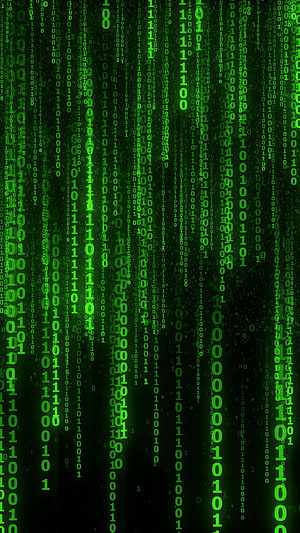 Código binario, Código, Números, Verde, Resplandor - Matrix Code iPhone 5, Teléfono binario fondo de pantalla del teléfono