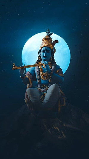Lord Krishna - : . Lord krishna , Lord hanuman , Krishna , Krishna Black HD phone wallpaper
