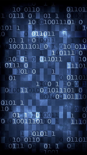 Codificación de lenguaje binario móvil, teléfono binario fondo de pantalla del teléfono