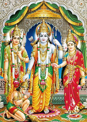 Ram Sita Hanuman , Ramji HD phone wallpaper