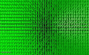 Binary Code, Green Binary HD wallpaper