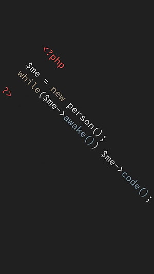 Programador PHP, Código PHP Papel de parede de celular HD