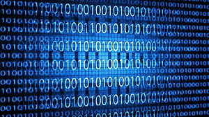 Binary Code - Cyber Data, Blue Binary Code HD wallpaper
