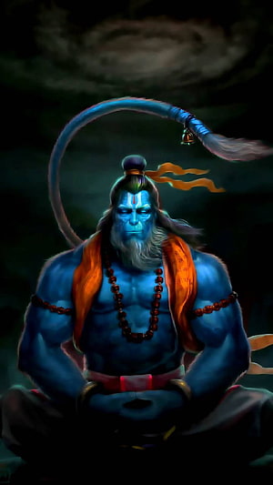 Hanuman Animated, Cartoon Hanuman HD phone wallpaper