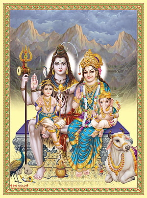 Shiv Parivar Gallery - Shiv, Shiv Parvati HD phone wallpaper