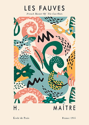 Henri Matisse Poster. Art collage wall, Poster wall art, Pastel poster HD phone wallpaper